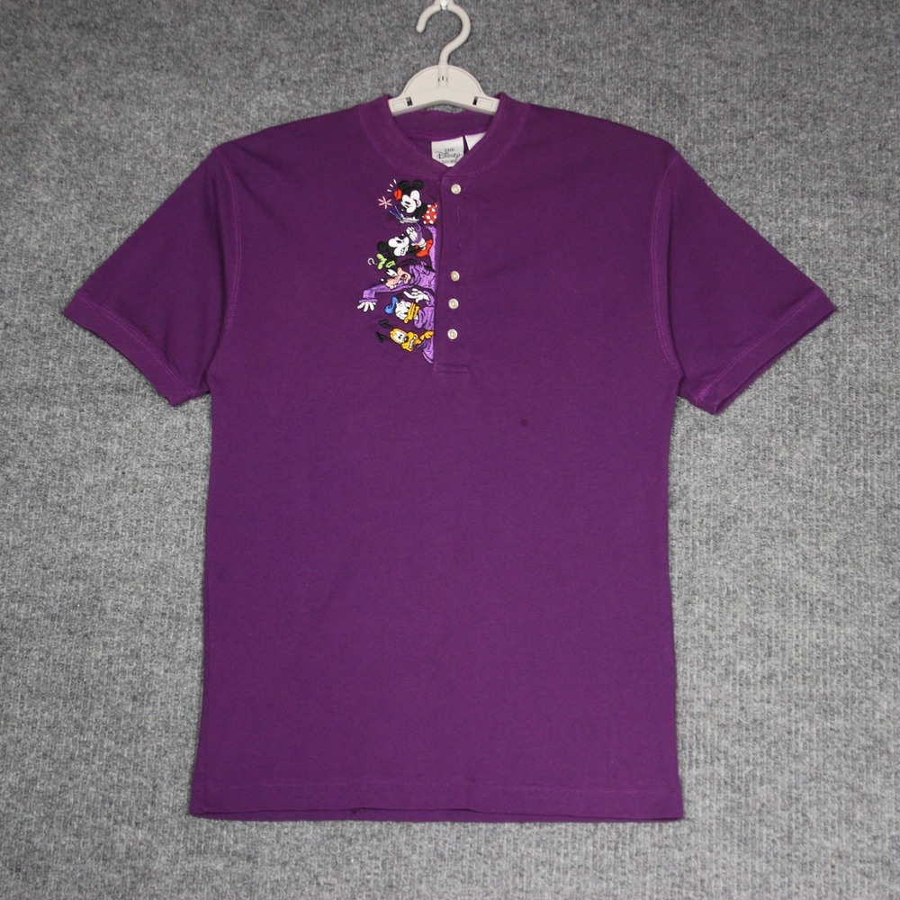 Vintage Theโ Disney Store T Shirt Mens M Purple Cartoon Characters Short Sleeve